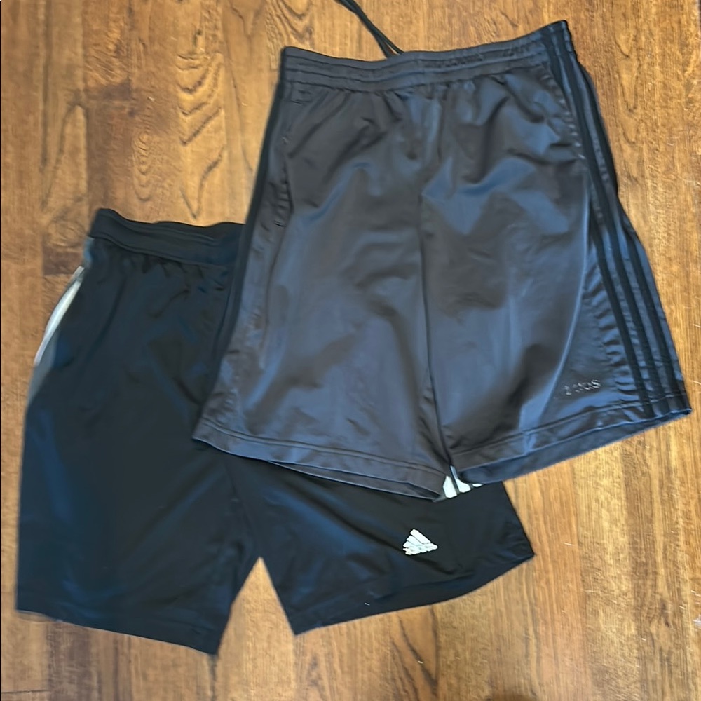 adidas Men's Black Athletic Shorts